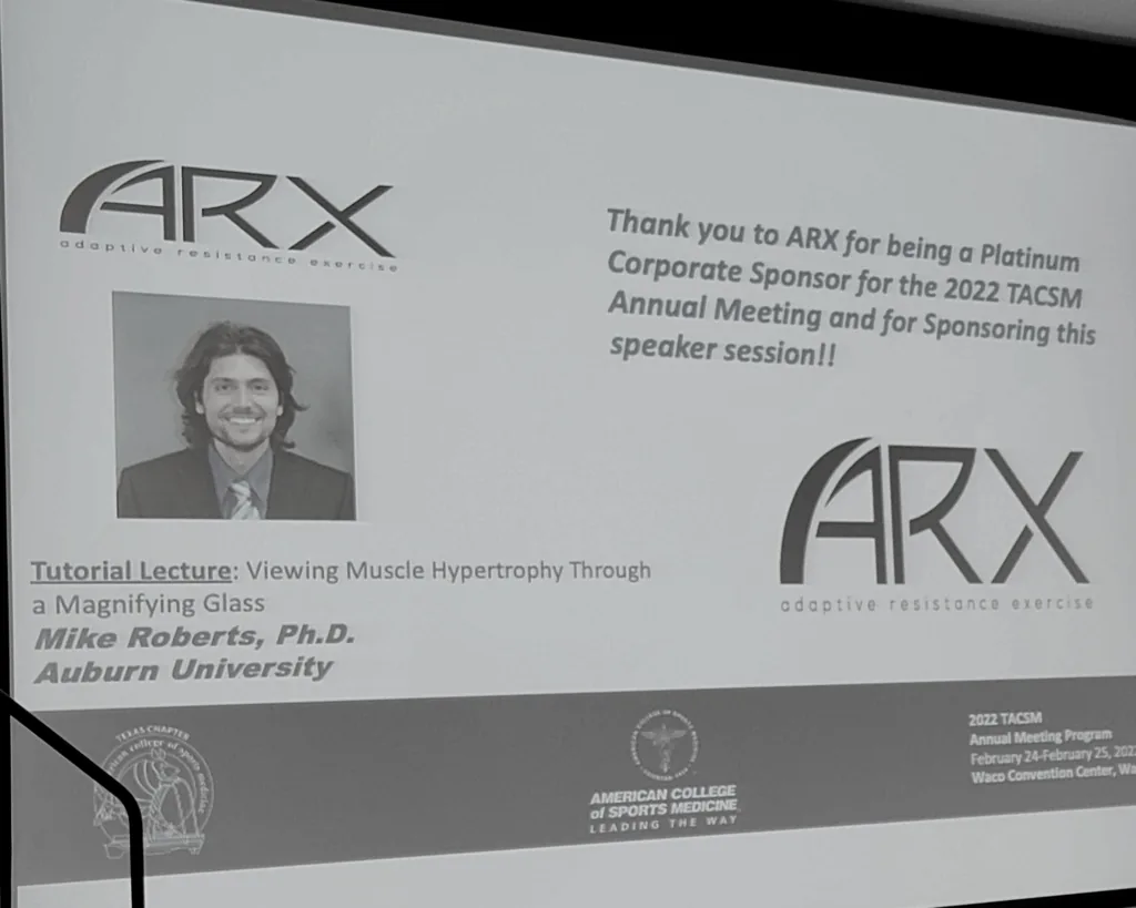 ARX Impresses at the 2022 TACSM-Conference-in-Waco